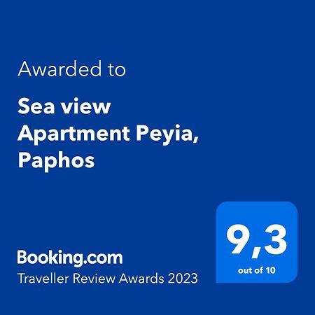 Sea View Apartment Peyia, Pafos Exterior foto
